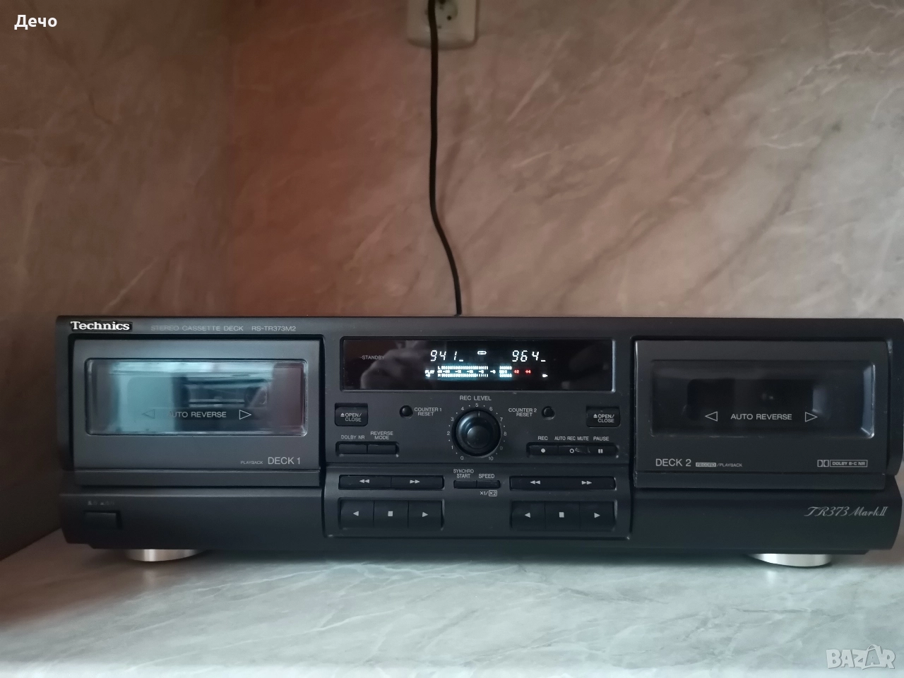 Касетен дек Technics tr373 mark2 , снимка 1