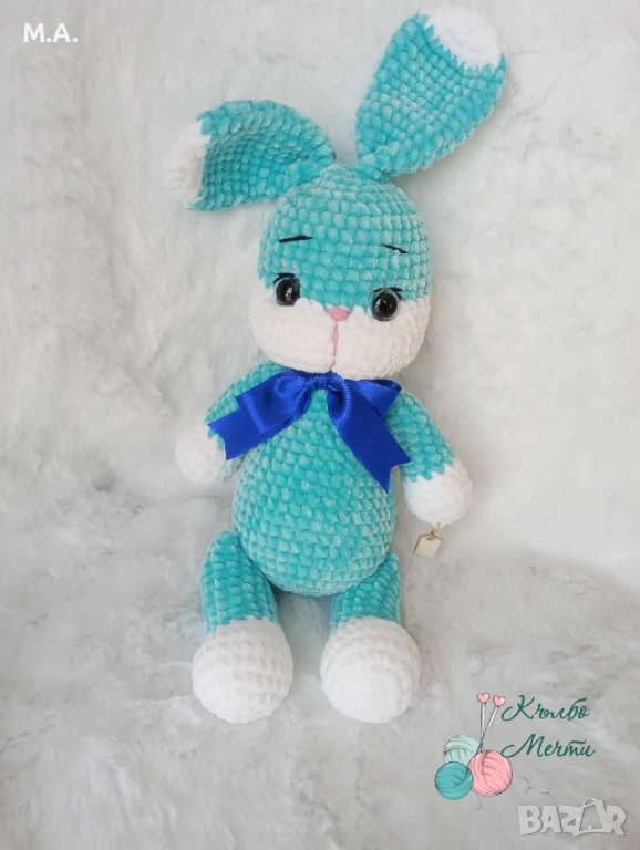 Ръчно плетено Зайче, снимка 1