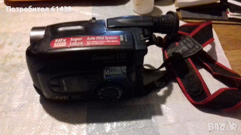 За колекционери, кино камера JVC с касета, батерия и дистанционно, снимка 1