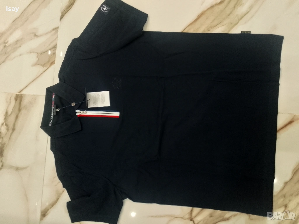 Мъжка тениска Паул Шарк 3ХЛ последен размер в тъмно син цвят , снимка 1