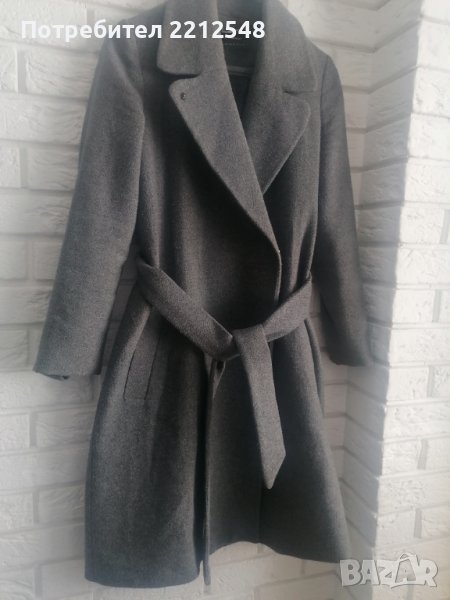 Дамско сиво палто, снимка 1