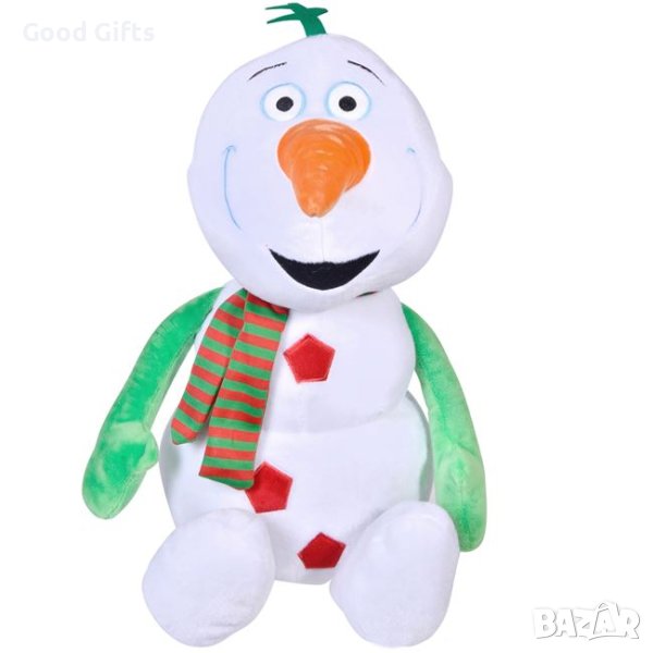 Коледна играчка Плюшен снежен човек, 45см, снимка 1
