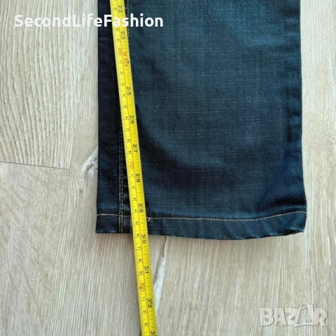 Дамски дънки Desigual, размер 42, слим крой, ниска талия, син цвят, снимка 7 - Дънки - 52266356