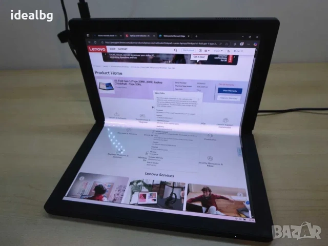 Лаптоп Lenovo ThinkPad X1 Fold 2in1 Touch i5-L16G7 8RAM 512SSD, снимка 3 - Лаптопи за работа - 53268852