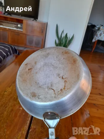 Стар алуминиев тиган #19, снимка 6 - Други ценни предмети - 49131444