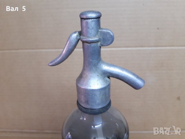 Стар стъклен сифон за газирана вода , сода - Русе .Бутилка 4, снимка 4 - Антикварни и старинни предмети - 31013429