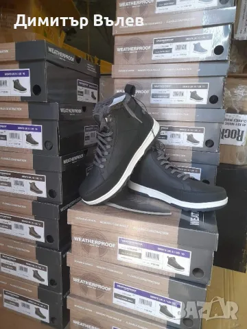 Обувки Weatherproof внос от Англия. Номера (UK 9/US 10/EU 43) и (UK 10/US 11/EU 44,5) 46 кафеви, снимка 6 - Мъжки боти - 47391494