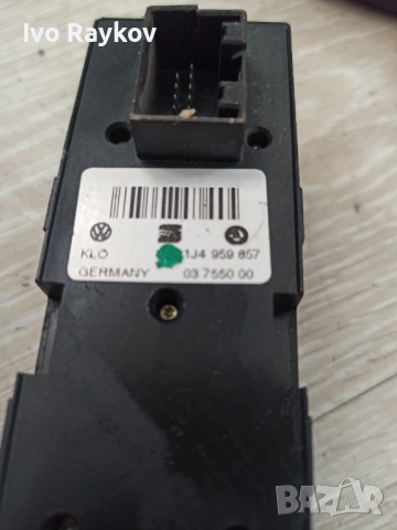 Бутон ключ за стъкла, Volkswagen, Golf 4, Passat 5, Seat, Toledo , 1J4959857 , снимка 6 - Части - 52263870