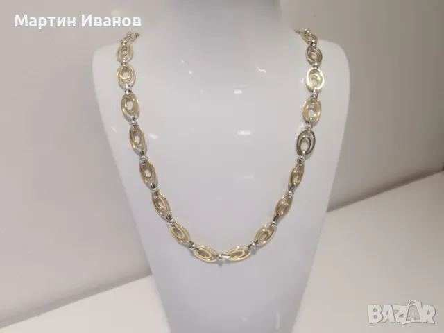 Златен синджир колие , снимка 2 - Колиета, медальони, синджири - 49632216