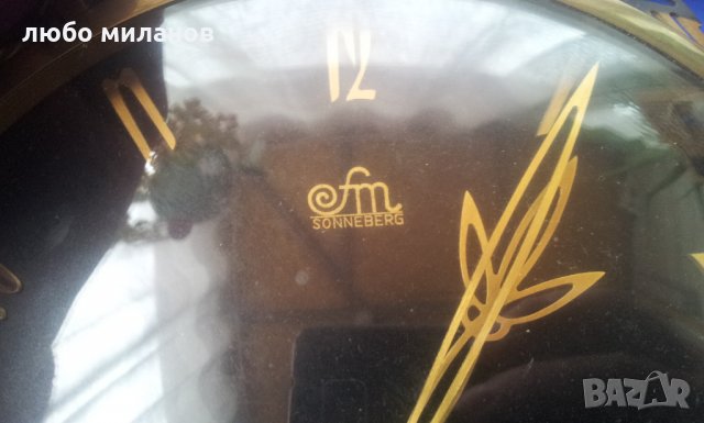 Стенен часовник ГДР DDR FM SONNEBERG vev feinmechanik работещ, снимка 6 - Антикварни и старинни предмети - 35083815