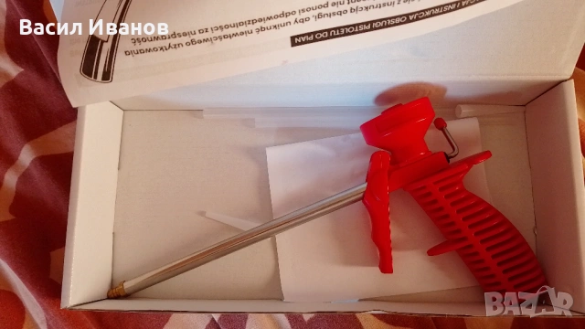 Пистолет за полиоретанова пяна, снимка 3 - Други инструменти - 54345895