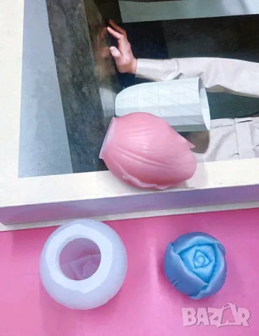 Молд цвете лале 4,4 см НАМАЛЕН, снимка 4 - Форми - 45020519