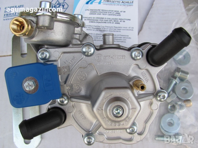 LPG редуктор ( изпарител ) за газов инжекцион TOMASETTO AT09 NORDIC, снимка 2 - Части - 52105201