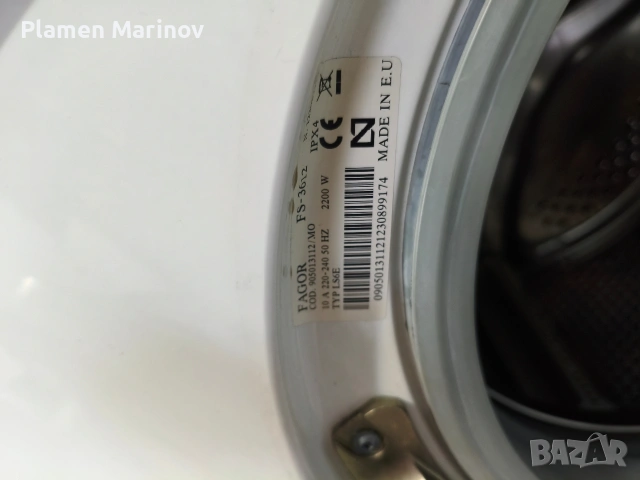 пералня със сушилня Fagor 6kg, снимка 6 - Перални - 54117214