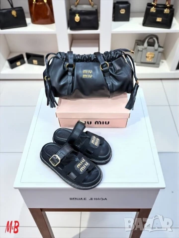 чехли Miu Miu , снимка 4 - Чехли - 51239283