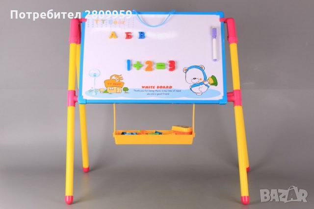Дъска за писане и рисуване, с 2 лица, снимка 9 - Образователни игри - 30171719