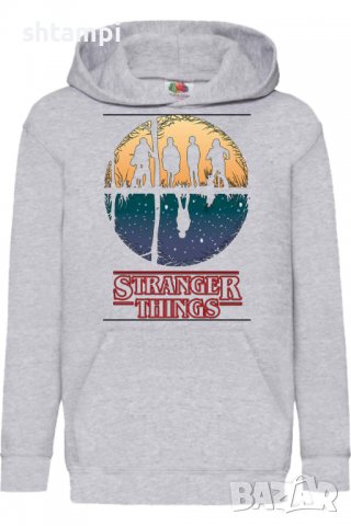 Детски Суитчър/Суитшърт Stranger Things 05,Игра,Подарък,Изненада,Забавление,Рожден Ден