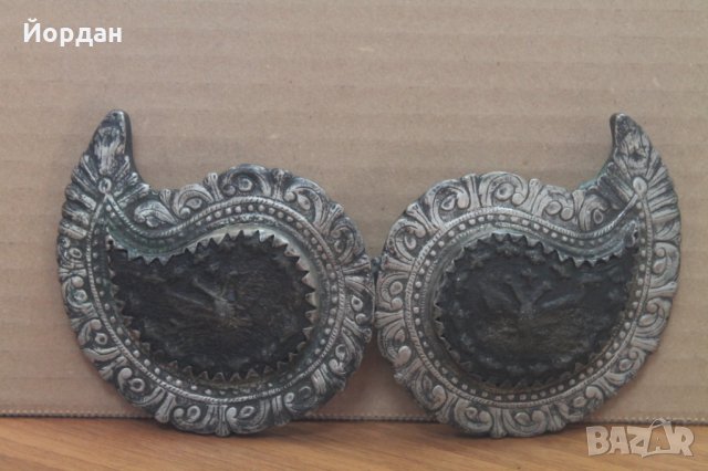 Сребърни възрожденски пафти , снимка 1 - Антикварни и старинни предмети - 34988620
