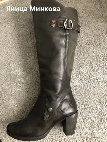 Дамски ботуши, естествена кожа G-STAR, снимка 6 - Дамски ботуши - 47602303