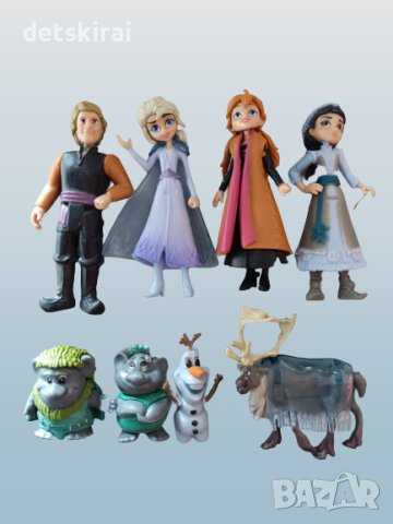 Фигурки за торта Фрозен - 8 бр, снимка 1