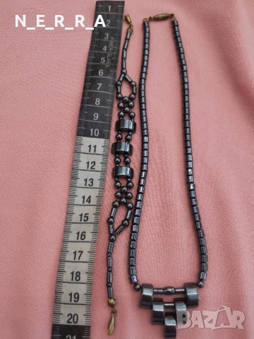 Комплект от хематит, снимка 5 - Бижутерийни комплекти - 51793749