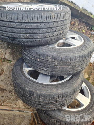 Продавам 4бр.лети джанти 16" с гуми 205 /55r16 , снимка 7 - Гуми и джанти - 52920719