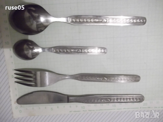 Лот от 24 бр. прибора за хранене съветски нови, снимка 5 - Прибори за хранене, готвене и сервиране - 52515048