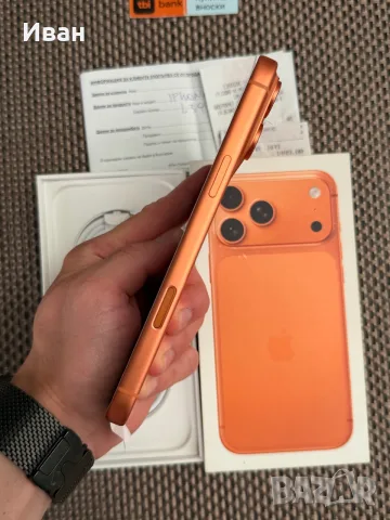 КАТО НОВ❗️256Gb⚠️iPhone 17 Pro Max Orange❗️24м ГАРАНЦИЯ, снимка 6 - Apple iPhone - 55991898