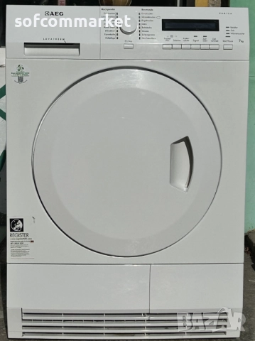 Сушилня AEG кондензна 7 kg T71275AC, снимка 5 - Сушилни - 52247074