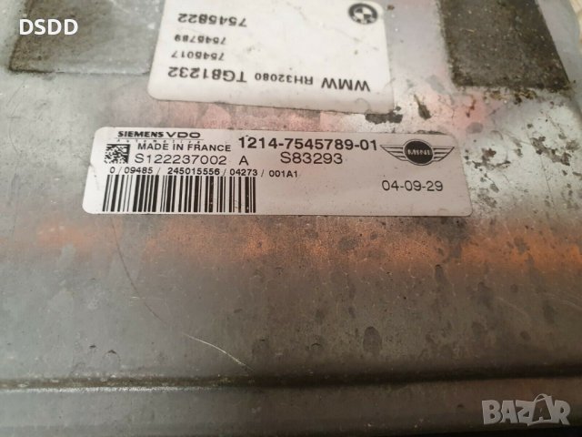 Компютър двигател / ECU Siemens за Mini Cooper / One R50 / R51 / R52 / R53, снимка 4 - Части - 36618047