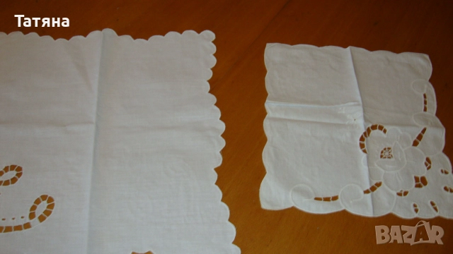 ПОКРИВКИ  и  САЛФЕТКИ -  рязана БРОДЕРИЯ И АПЛИКАЦИИ, снимка 7 - Покривки за маси - 51709311
