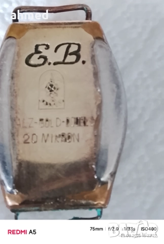 2бр 100годишни часовници позлатани 20микрона, снимка 4 - Антикварни и старинни предмети - 51484270