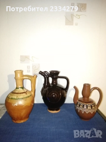 Стари глинени-каменни съдове от различни години и грънчари. , снимка 15 - Антикварни и старинни предмети - 52830110