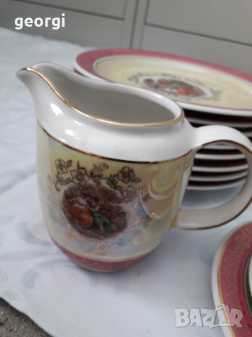 Немски фин порцеланов сервиз за 8 души ГДР, снимка 7 - Сервизи - 31579582