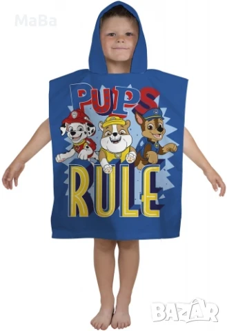 Пес патрул ХАВЛИЕНО ПОНЧО, 52x56 cm, 100% Памук 