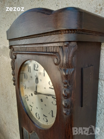 Часовник стенен UNGHANS антикварен, снимка 2 - Стенни часовници - 52277079