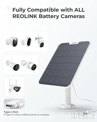  Reolink Соларен Панел 2 (6W) 