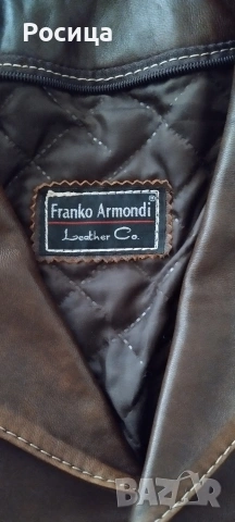 Мъжко кожено яке естествена кожа, снимка 4 - Якета - 53903481