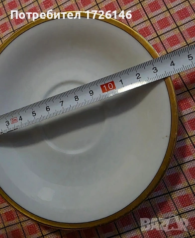 Порцеланов сет с позлата 3 броя на Bavaria Tirschenreuth Germany, снимка 5 - Сервизи - 54039950