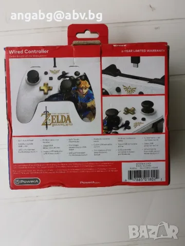 "Zelda Breath of the Wild"Контролер, снимка 3 - Nintendo конзоли - 48220996