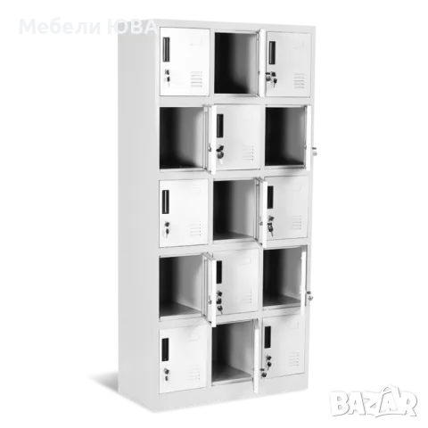 МЕТАЛЕН ШКАФ CR-1245 K СИВ, снимка 2 - Други - 50273679