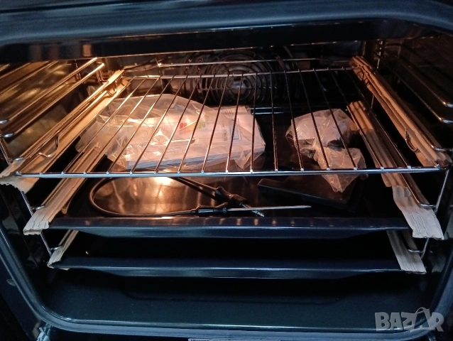 Чисто нова черна свободно стояща печка с индукционни котлони с две години гаранция!, снимка 10 - Печки, фурни - 53278540