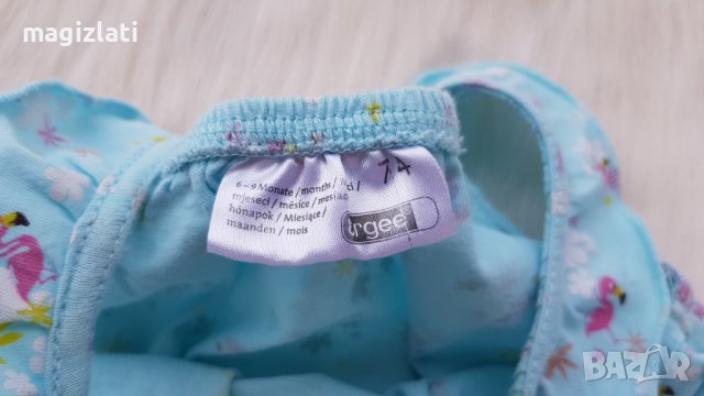 Летен гащеризон 6-9 месеца, снимка 2 - Бебешки гащеризони - 37100429