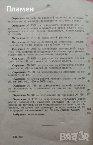 Наредба-законъ за гербовия налогъ. Наредби, Заповеди и Окръжни по прилагането й, снимка 6 - Антикварни и старинни предмети - 39988101