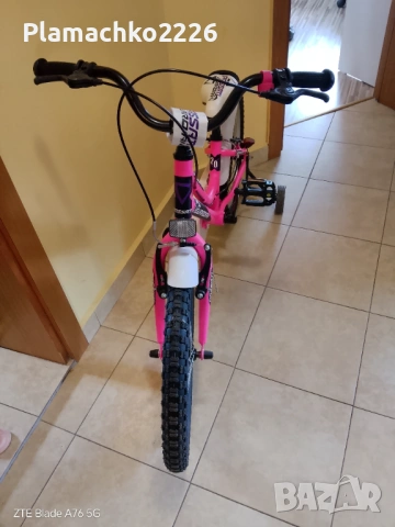 Велосипед за момиче 4-6 години. , снимка 3 - Велосипеди - 54266862
