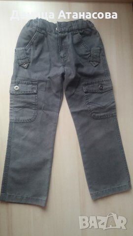 Сив пуловер, карирана ризка, елек без ръкав, сиви дънки, ватиран панталон, зимно яке Ino boy 110/116, снимка 8 - Детски панталони и дънки - 31279140