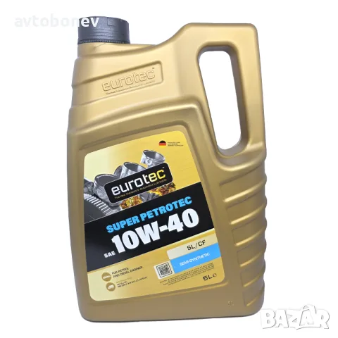 Двигателно масло EUROTEC SUPER PETROTEC 10W-40 SL/CF - 5L