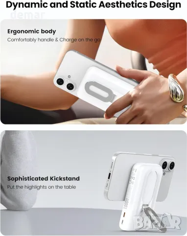 Магнитна външна батерия Galeces, снимка 3 - Външни батерии - 49846730