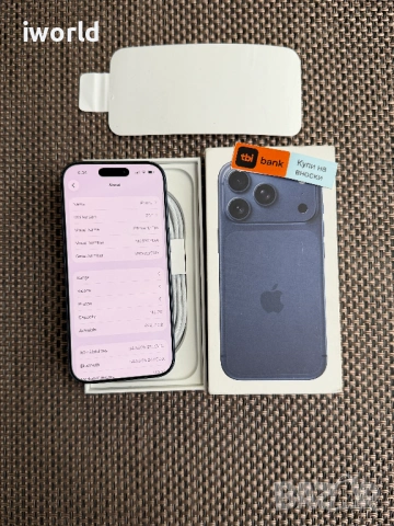 512Gb⚠️ ГАРАНЦИЯ❗️ iPhone 17 Pro Лизинг от 46€/м ❗️ Deep Blue, снимка 3 - Apple iPhone - 53946455