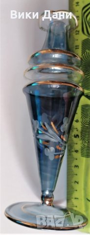 антики гравирани тънкостенки позлата кристал , снимка 4 - Антикварни и старинни предмети - 30401680